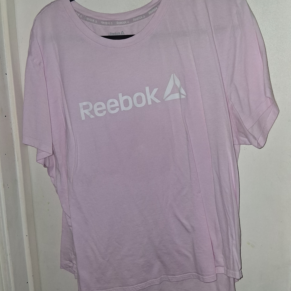 Reebok Pink Logo Tee